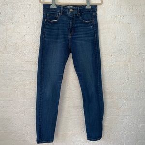 Loft Slim Pockets high waisted Skinny Jeans